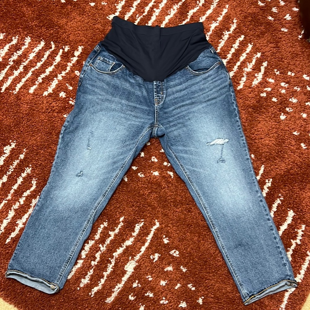 Old Navy Maternity Full Panel Boyfriend Jeans- size 16